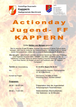 Echte Helden von Morgen gesucht! Programm: 08:30