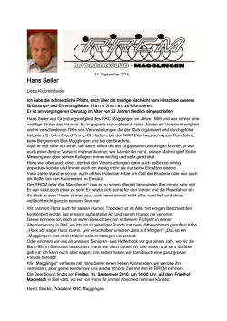 Hans Seiler - RRC