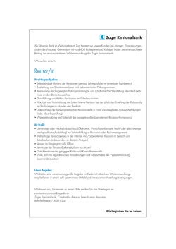 Revisor/in - jobs.NZZ.ch, Jobs