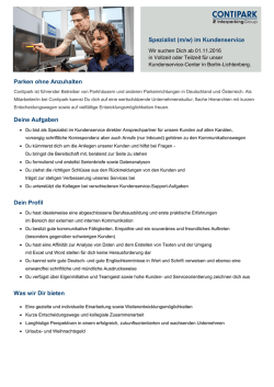 im Kundenservice