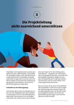 Die 8 Todsünden eines ERP-Projekts