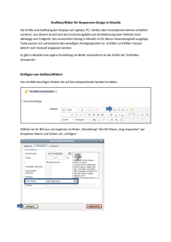 Grafiken/Bilder f&uuml;r Responsive Design in Moodle Einf&uuml;gen