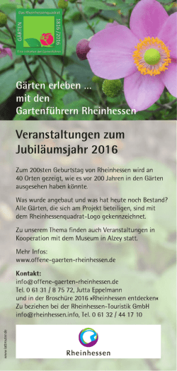 IG Gartenf&uuml;hrer Veranstaltungsflyer 2016[...]