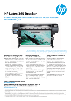 HP Latex 365 Drucker