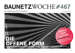 Die Wiederentdeckung von Oskar Hansen