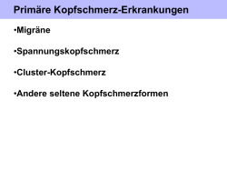 Kopfschmerzen