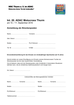 Int. 20. ADAC Motocross Thurm