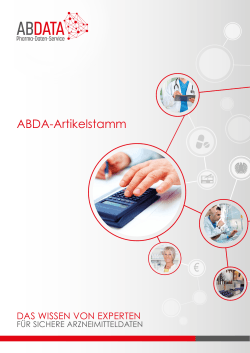 ABDA-Artikelstamm - ABDATA Pharma-Daten