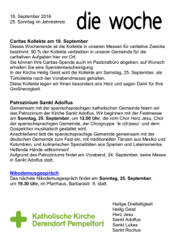 herunterladen! - Katholische Kirche Derendorf Pempelfort