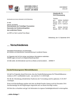 INFO-BRIEF Anschreiben - KreisFeuerwehrVerband Passau