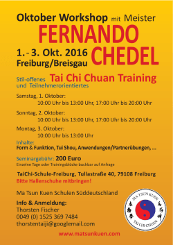 Info - TaiChi Freiburg