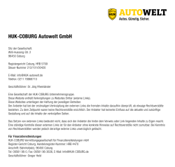 Impressum - HUK-COBURG Autowelt GmbH