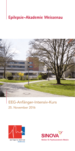 EEG-Anf&auml;nger-Intensiv-Kurs 25.11.2016 - Epilepsie