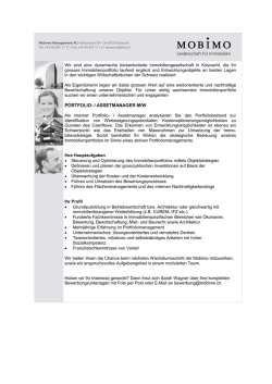 Wir sind eine dynamische börsenkotierte Immobiliengesellschaft in