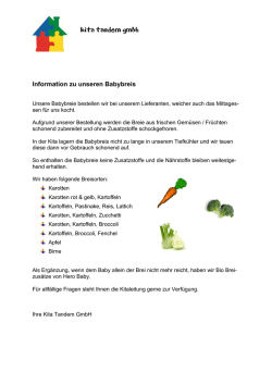 Information zu unseren Babybreis
