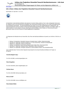 Infobus des Flughafens D&uuml;sseldorf besucht