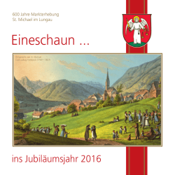 Eineschaun - Sankt Michael im Lungau