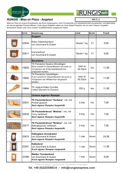 Mise en Place - RUNGIS express