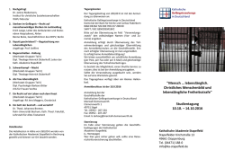 Infos - Katholische Gefängnisseelsorge