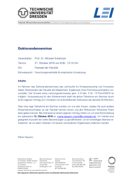 Doktorandenseminar