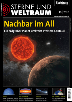 Ein erdgro&szlig;er Planet umkreist Proxima Centauri
