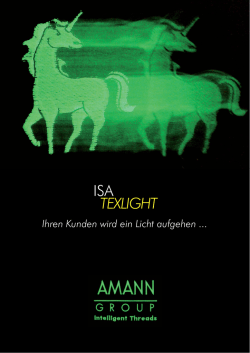 Info-Mappe Isatexlight