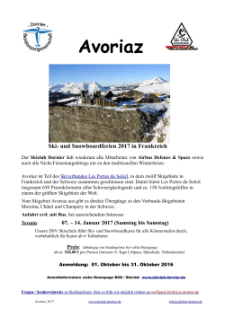 Avoriaz - Skiclub Dornier