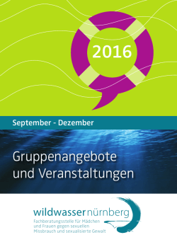 Gruppenangebote - Wildwasser N&uuml;rnberg