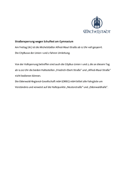 Straßensperrung wegen Straßensperrung wegen