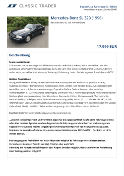 Mercedes-Benz SL 320 (1996) 17.999 EUR