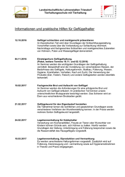 Informationen und praktische Hilfen f&uuml;r Gefl&uuml;gelhalter