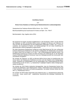 Drs. 17/6448 - Nieders&auml;chsischer Landtag