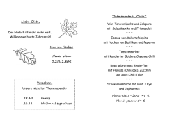 Speisekarte - Hotel Goldenes Lamm