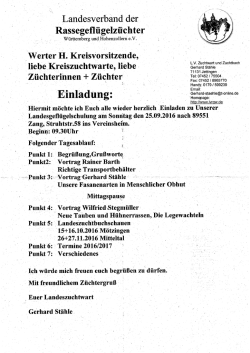 lvgefluegelschulung2016 - KV Rems-Murr