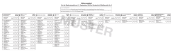Musterstimmzettel Wahlbereich 6