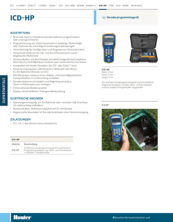 ICD-HP - Hunter Industries