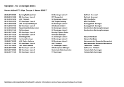 Herren 3. Liga - SC Oensingen Lions