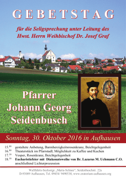 Plakate - J.G. Seidenbusch - 2016 Druckf[...] - Aufhausen