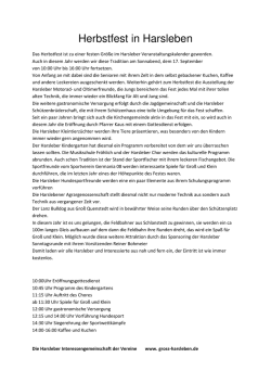 Herbstfest in Harsleben - Gross