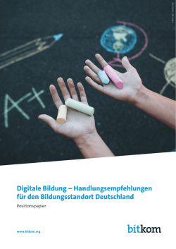 Digitale Bildung