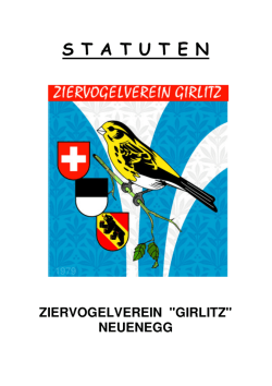 statuten - Girlitz, Neuenegg