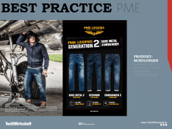 best practice pme - TextilWirtschaft