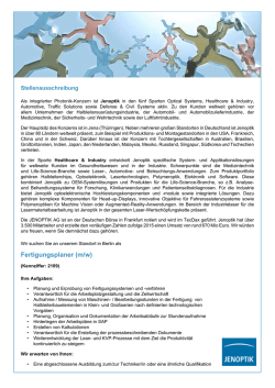 Fertigungsplaner (m/w)