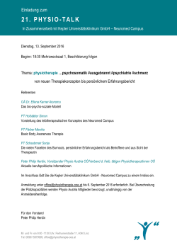 21. physio-talk - Physio Austria