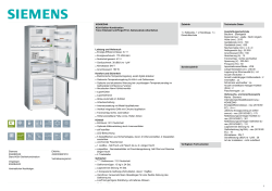 Siemens KG49EDI40 Stand-Kühl-Gefrierkombination Vorgänger