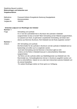 Staatliches Bauamt Landshut Bieteranfragen und