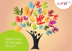 Open Class for Refugees 2016/17 - FH