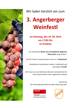 3. Angerberger Weinfestl