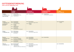 gottesdienstordnung