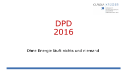 DPD 2016 - Diabetes Programm Deutschland